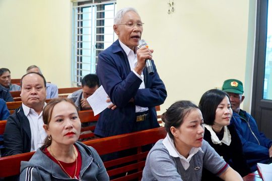 Nhiều ý kiến thiết thực sát với thực tiễn được nêu tại Hội nghị tiếp xúc cử tri