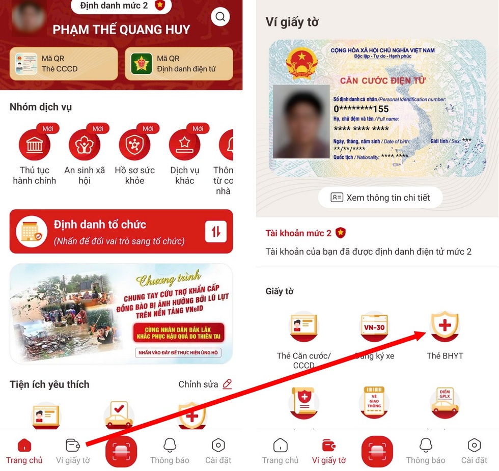 Cách xử lý khi thẻ BHYT điện tử hết hạn hoặc thông tin trên VNeID sai lệch - 1