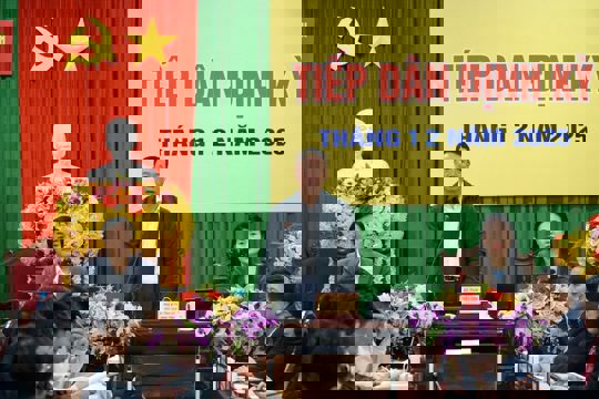  Thông báo tiếp công dân định kỳ tháng 12 năm 2025 