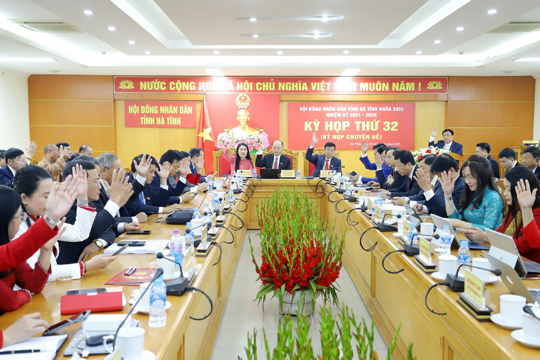Nhiều quyết sách quan trọng được xem xét, thảo luận tại Kỳ họp thứ 32, HĐND tỉnh Hà Tĩnh