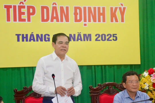  Chủ tịch UBND tỉnh yêu cầu xử lý dứt điểm, kịp thời các kiến nghị, phản ánh của công dân