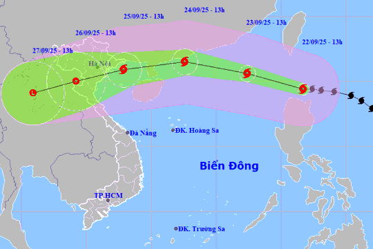 Công điện về việc chủ động ứng phó với siêu bão Ragasa